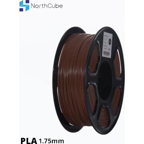 NORTHCUBE 3D Printer PLA Filament 1.75mm for 3D Printers, 1kg(2.2lbs) +/- 0.02mm Coffee Color
