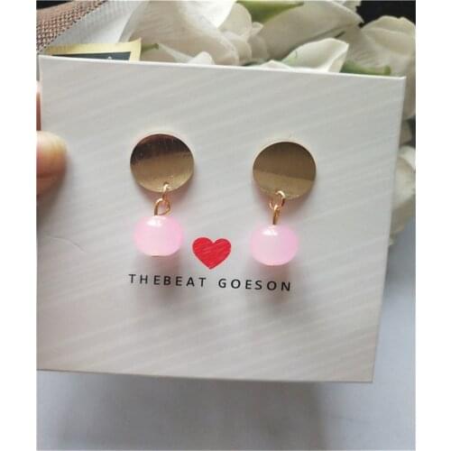 New jewelry woman stud earring lovely fashion stars long earrings Young girl crystal earrings Simple flower pearl heart earrings