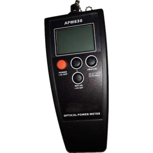 APM830 Optical Power Meter InGaAs Alkaline or Rechargeable NiMH Battery Type A