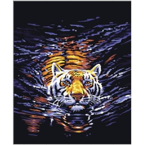 Painting Cat Paint By Number 40 40