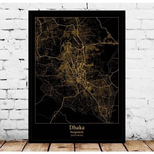Bangladesh Map Poster