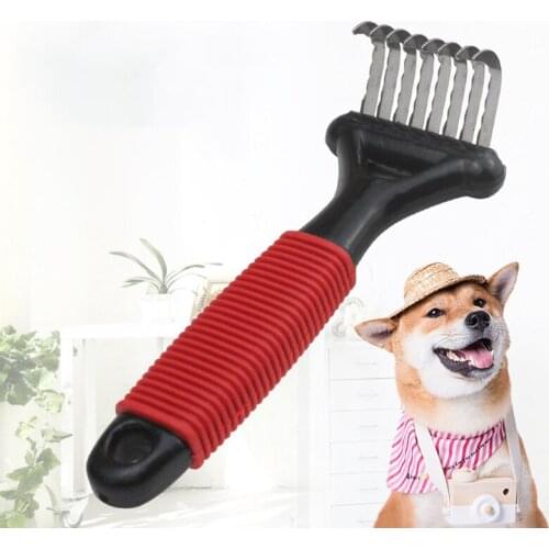 Pet Open Knot Comb Small Dog Cat Brush Grooming Tool Hair Kitten Fur Shedding Trimmer Remove Hair Brushes Cutter Puppy Products
