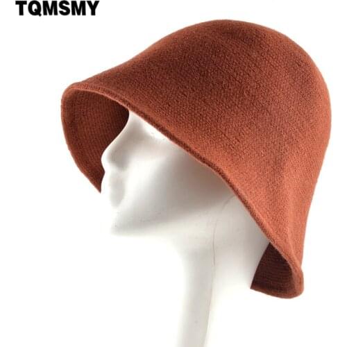 TQMSMY Ladies Floppy Hats Women Woven Texture Hats Casual Panama Sun Hat Soft Foldable Visor Solid Color Wool Elegant Cap TME90