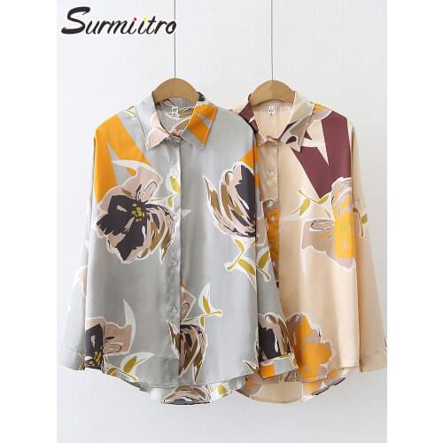 SURMIITRO Silk Blouses