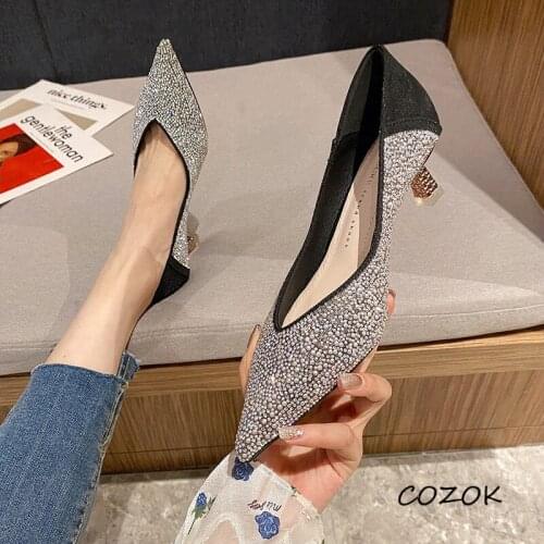 Shoe for Women Crystal Luxury Party Night Sexy High Heels 2021 Sexy Fashion Women Heels