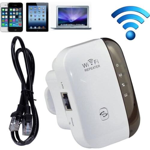 WiFi Range Extender 300Mbps WiFi Repeater 802.11n Signal Booster Amplifier