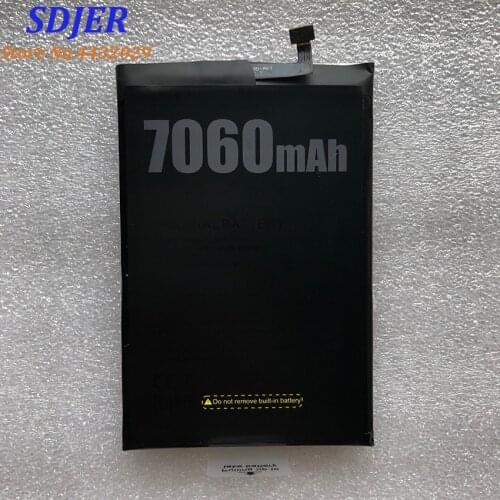 100% New Original Doogee BL7000 Battery Replacement 7060mAh Smart Phone Parts backup battery for Doogee BL7000 Smart Phone