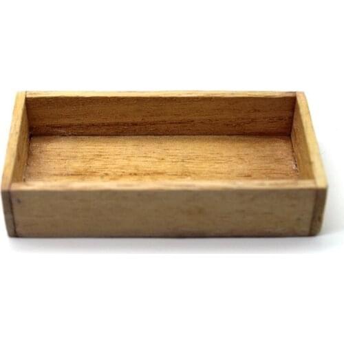 1:12 Dollhouse Miniature Wooden Case Fruit Vegetables Storage Box Furniture Accessories Toys