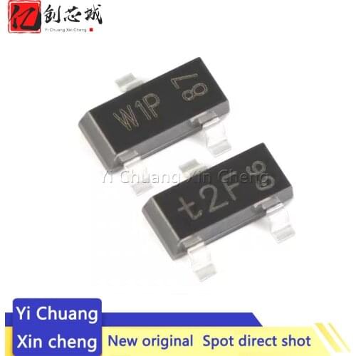 100PCS PMBT2222A W1P PMBT2907A T2F SOT23 SMD New transistor