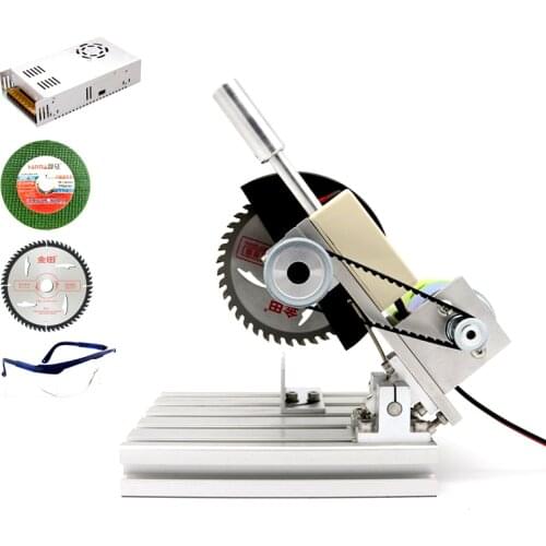360W 5800RPM Aluminum Miniature Table Saw Woodworking Cutting Machine DIY Model Saws Precision Carpentry Chainsaw