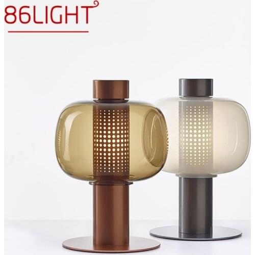 86LIGHT Nordic Table Light Contemporary Simple Desk Lamp LED for Home Bed Room Decoration