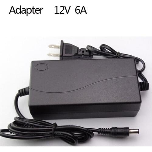 AC Converter Adapter For DC 12V 6A 72W Power Supply Balancer Charger for iMAX B6 B5 LCD Monitors + B6 AC Power Cord Cable