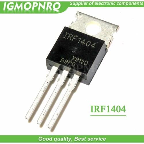 Free shipping 10pcs/lot IRF1404 162A 40V MOS FET TO-220 new original