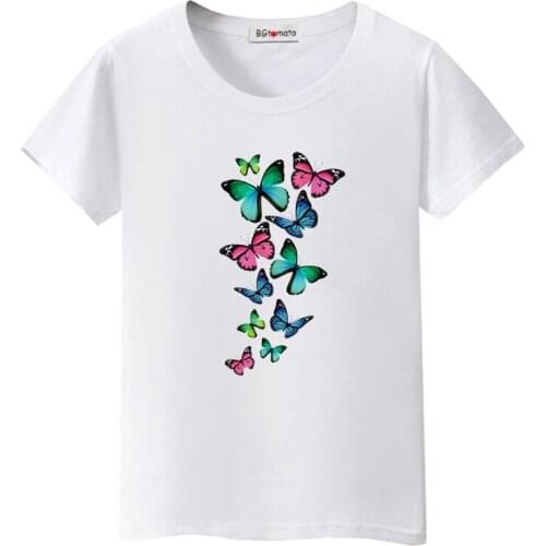 Женские базовые футболки BGtomato China At AliExpress