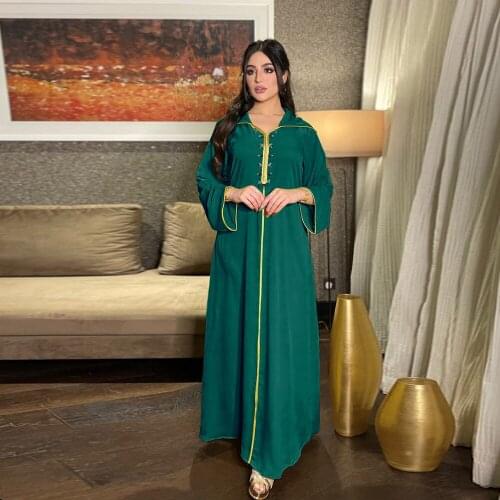 Muslim Hijab Long Dress Islam Turkey Dresses Abayas For Women Djellaba Robe Longue Femme Musulmane Plus Size Kaftan Abaya Dubai
