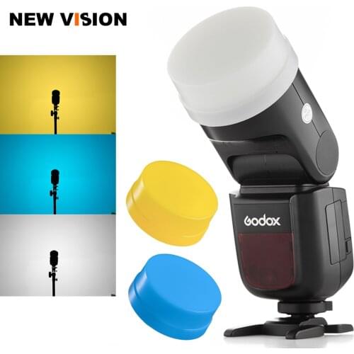 Godox V1 V1-C V1-N V1-S V1-F V1-O V1-P Speedlite Flash White Blue Yellow Diffuser Soft Box Case