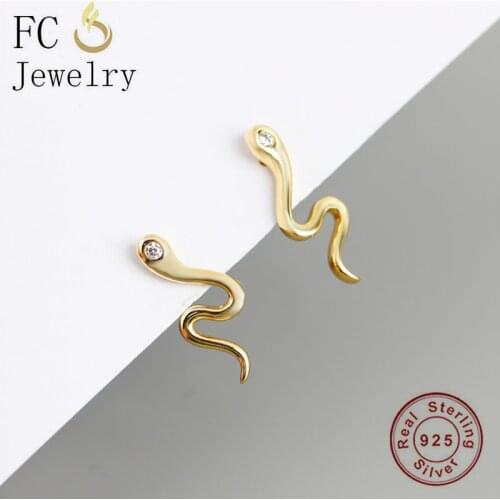 HuooNew Women's Gold Earrings