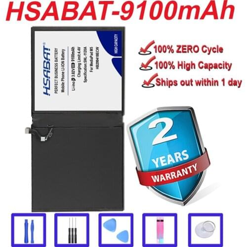 Top Brand 100% New 9100mAh HB299418ECW Battery for Huawei MediaPad M5 CMR-W19 CMR-AL09 in stock