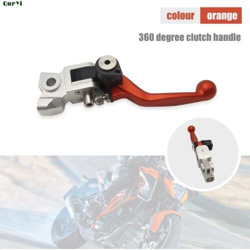 Motorcycle 360° CNC Clutch Lever For KTM EXC EXCF SIX DAYS EXCR XC XCF XCW XCFW SX SXF MX ENDURO 125 150 250 300 350 450 500 525