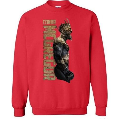 Mens Sweatshirts Crazy The King Conor McGregor jersey MMA Notorious youth casual hiphop sportwear brand men jogger pullover top
