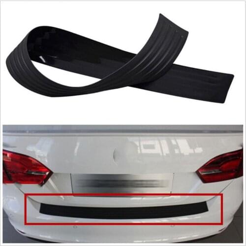 Car rear bumper scuff protective sill pedal trunk sticker strip fit for ASX Outlander Pajero Forester Outback Legacy Impreza XV