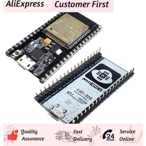 NodeMCU-32S Lua WiFi IOT Development Board ESP32 Development Board ESP32-WROOM-32 DevKitC Core Board Wireless Bluetooth Module