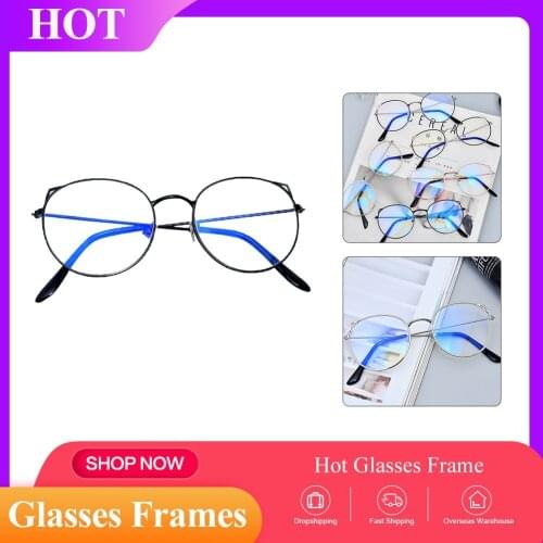Computer Glasses Anti Blue Ray Glasses Blue Light Blocking Glasses Optical Eye Spectacle UV Blocking Gaming Filter Round Glasse