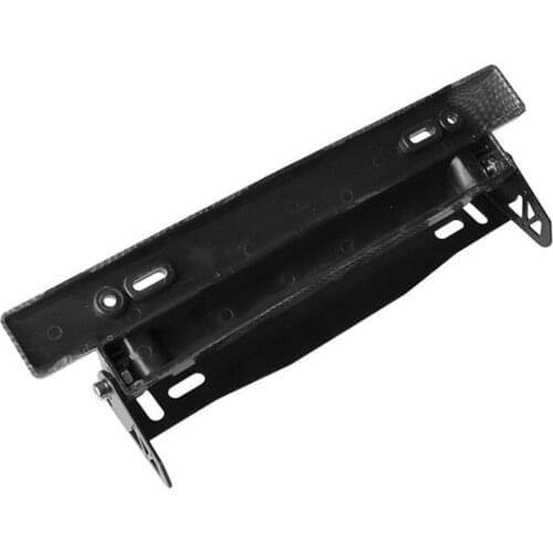 Adjustable Car License Plate Frame Holder Carbon Fiber Racing Number Plate Mount Bracket Car Universal For Japanese Cars