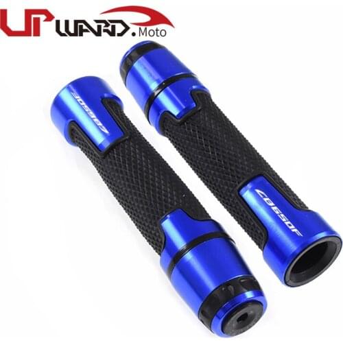 Motorcycle knobs Anti-Skid scooter Handle Grips 22mm Bar Hand Handlebar For Honda CB650F CB 650f 2017 2016 2015 2014 2013 2012
