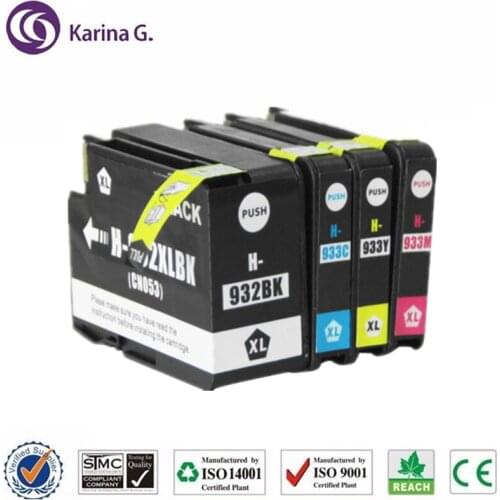 932XL 933XL Replacement for HP932 HP933 CN053AE ink cartridge Suit for HP Officejet 6100 6600 6700 7110 7610 7612 etc