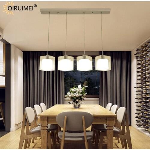 Nordic New Modern LED Pendant Lights Dimming For Bedroom Living Dining Room Kitchen Salon Bar Hall Glass Lamp Lighting AC90-260V