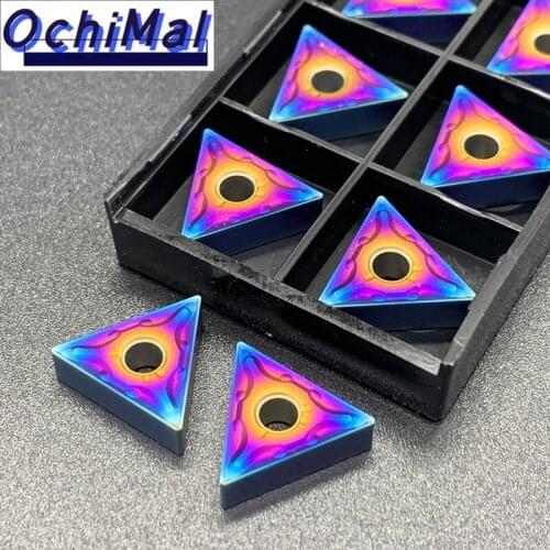 Carbide TNMG160404 TNMG160408 Turning Tool Blue Flame Series CNC Milling Blades TNMG160404 TNMG160408