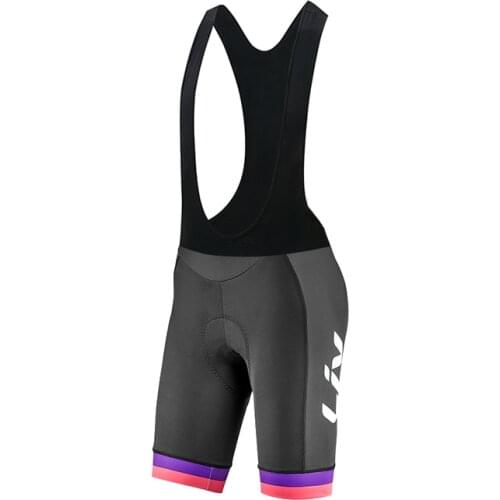 Pro Team 2021 LIV Cycling Bib Shorts Mountain Bike Breathable Womens Bike 19D Gel Padded Ropa Ciclismo Bicycle Pants Under Wear