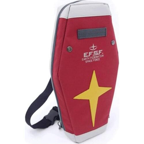 Japanese Anime GUNDAM Bag Student School Waist Messenger Bags Arm RX-78 Single Shoulder Bag