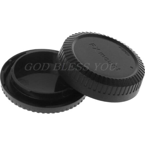 Rear Lens Body Cap Camera Cover Anti-dust Protection Plastic Black for Fuji Fujifilm FX X Mount Drop Shipping