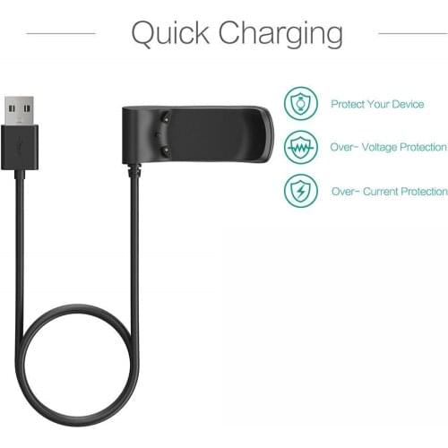 Charger for Garmin Forerunner 610 Smart Watches Replacement USB Charging Cable Cord Wire Clip Dock Accessories 9.3