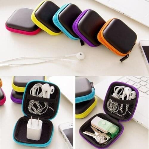 EVA Earphone Protective Bag Box Storage Bag for Digital Charger Headphone Carrying Case USB Data Cable Organizer Carrying Pouch