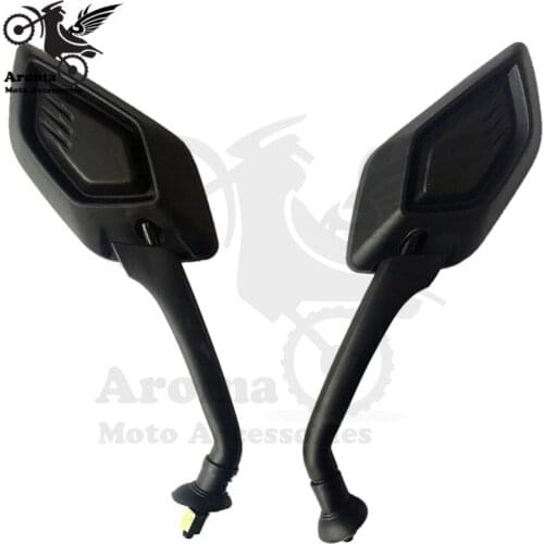 Black 8MM racing moto parts motorcycle rear view mirror for honda suzuki yamaha Kawasaki accessories scooter rearview mirror