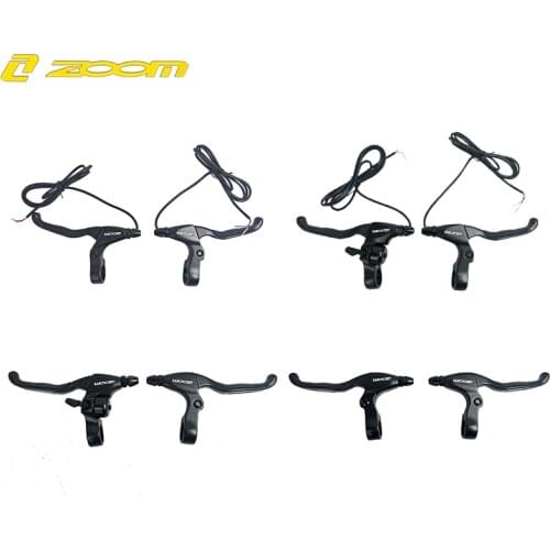 Zoom Brake V-brake Disc Brakes Lever with bell 22mm V brake Aluminum Alloy Mountain Bike Bicycle brake Handle Crank ring