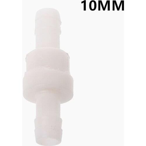 1Pc Plastic 4Size 6/8/10/12MM One Way Inline Check Valve Gas Air Liquid Water Fluids Valve For Water Petrol Diesel Oils And More