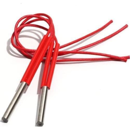 10PCS 8mm 25~35mm 201SUS High Density Single-End Cartridge Heater 110/220/380V 50W/60W/70W Electric Heating Mould Element