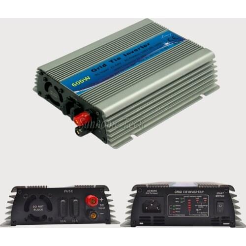 600W grid tie solar inverter,pure sine wave power inverter with mppt function,22-60V DC input,120/230V AC output,CE