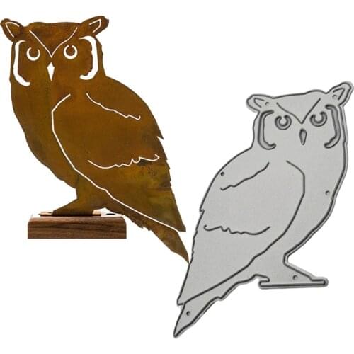 Animal Owl Metal Cutting Dies Stencil DIY Scrapbooking Album Paper Card Template Mold Embossing Craft Decoration Wholesales
