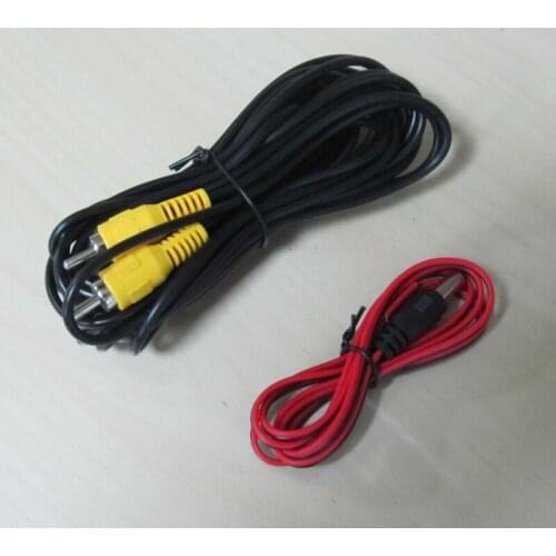 Car Camera Parking Assistance 12V Power Wire + Signal Wire AM For Universal 213 Accessories