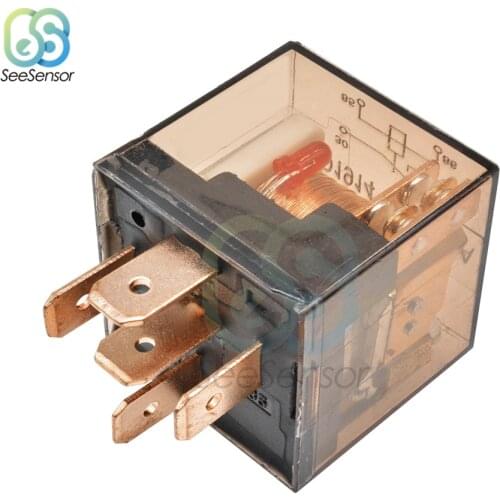 DC 12V 24V 80A 100A 5Pin Waterproof Automotive Relay SPDT Car Control Device Car Relays High Capacity Switching