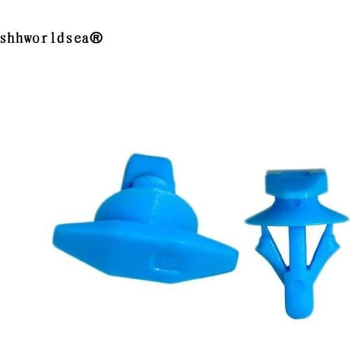 Shhworldsea auto clip and fasteners blue color Rear Door Seal Strip for Nissan 808501FA0B