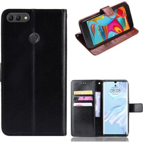 For Huawei Enjoy 8e Flip Phone Case For Huawei Enjoy 8e ATU-AL10 ATU-TL10 Cover PU Leather Phone Case