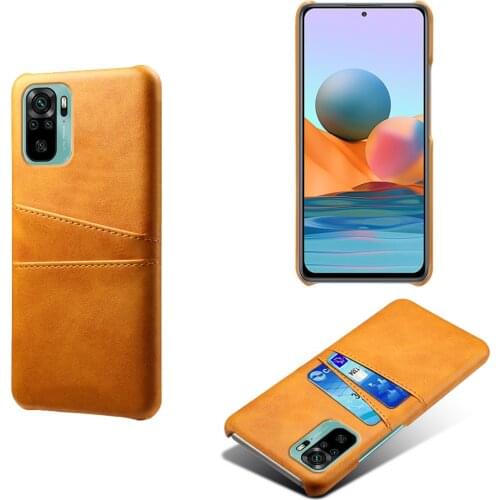 For Xiaomi Redmi Note 10 Pro 4G 5G CaseCredit Card Retro PU Leather Case with Card Slots Wallet Cover for POCO M3 Pro 5G