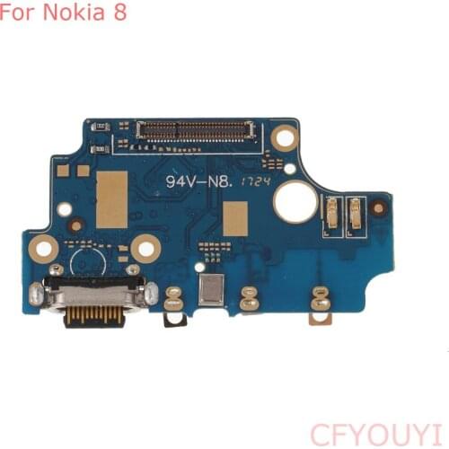 For Nokia 8 Charger Charging Port USB Dock Connector Board Flex Cable Part