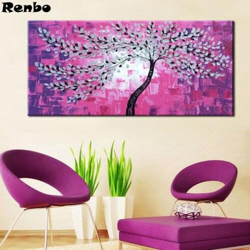 5D Diy full drill square diamond painting Money Tree cross stitch Full Round Diamond embroidery Lucky plant Diamond Mosaic decor